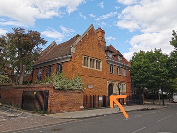 An image from Poplar's Coroner's Court from the West