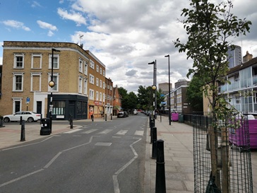 An image of Poplar High Street