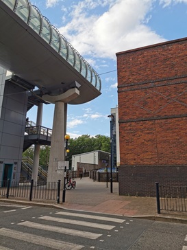 An image of Poplar Station DLR station