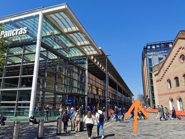 An image of St Pancras International Station